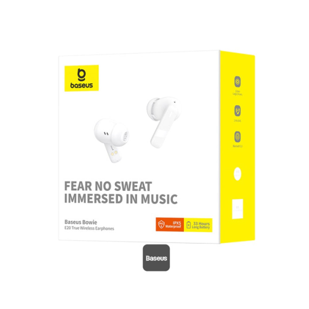 Handsfree Bluetooth Baseus Bowie E20, TWS, Fehér A00069700223-00