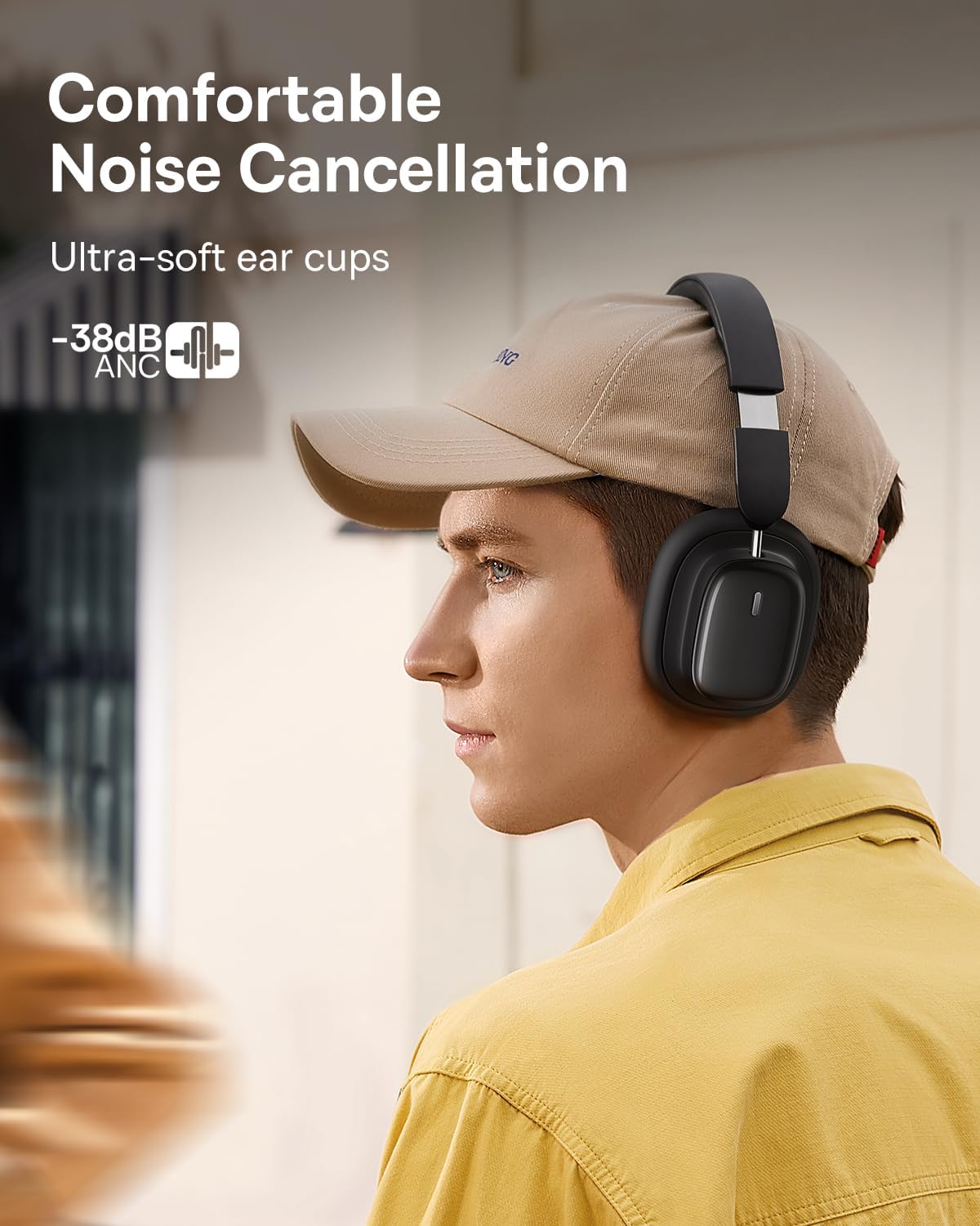 Handsfree Bluetooth Baseus Bowie H1i, A2DP, ANC, Fekete A00050402113-00