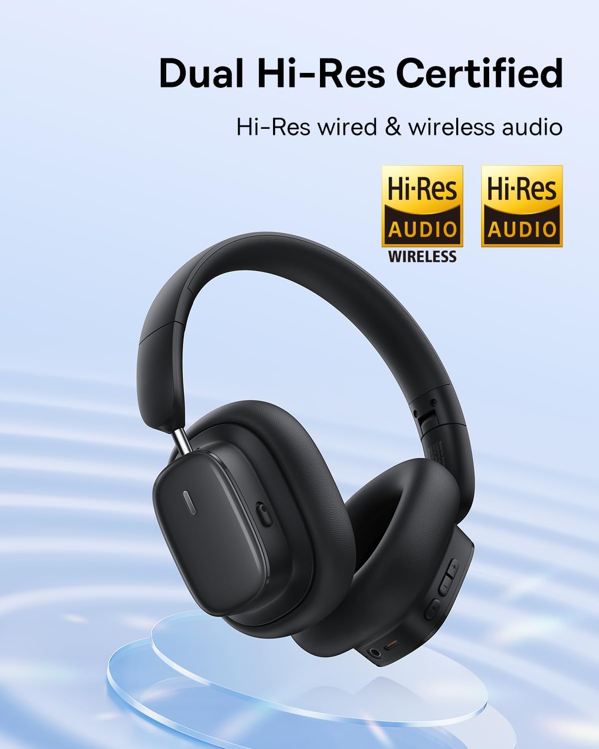 Handsfree Bluetooth Baseus Bowie H1i, A2DP, ANC, Fekete A00050402113-00