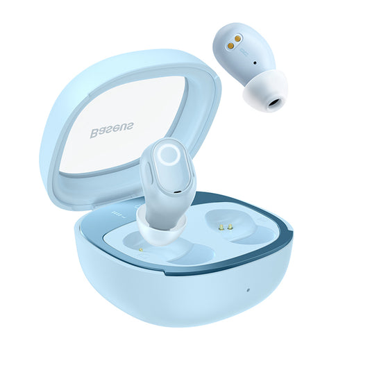 Handsfree Bluetooth Baseus WM02+, TWS, Kék NGTW370303