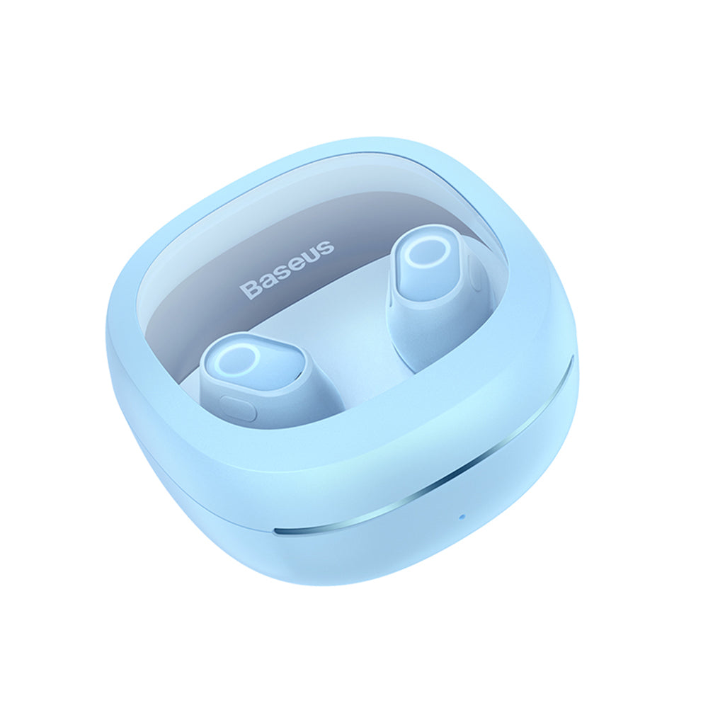 Handsfree Bluetooth Baseus WM02+, TWS, Kék NGTW370303