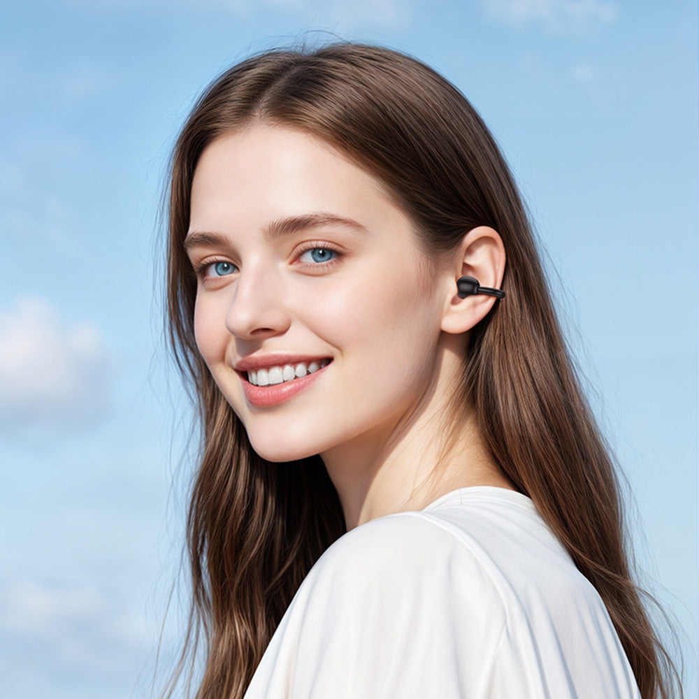 Handsfree Bluetooth Borofone FQ14 Joy, TWS, Fekete