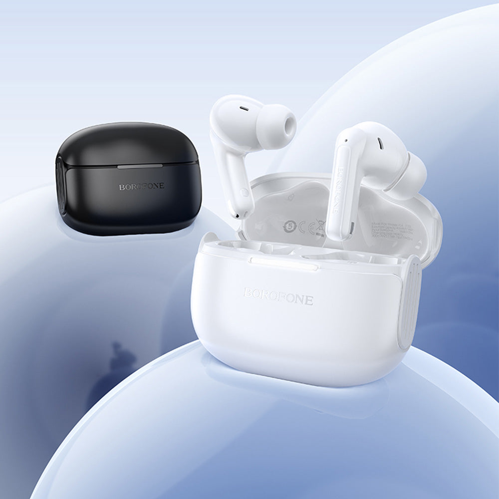 Handsfree Bluetooth Borofone FQ9 Peaceful, TWS, Fekete