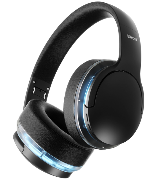 Bluetooth kihangosító BWOO BO-BW587, A2DP, ANC, Fekete