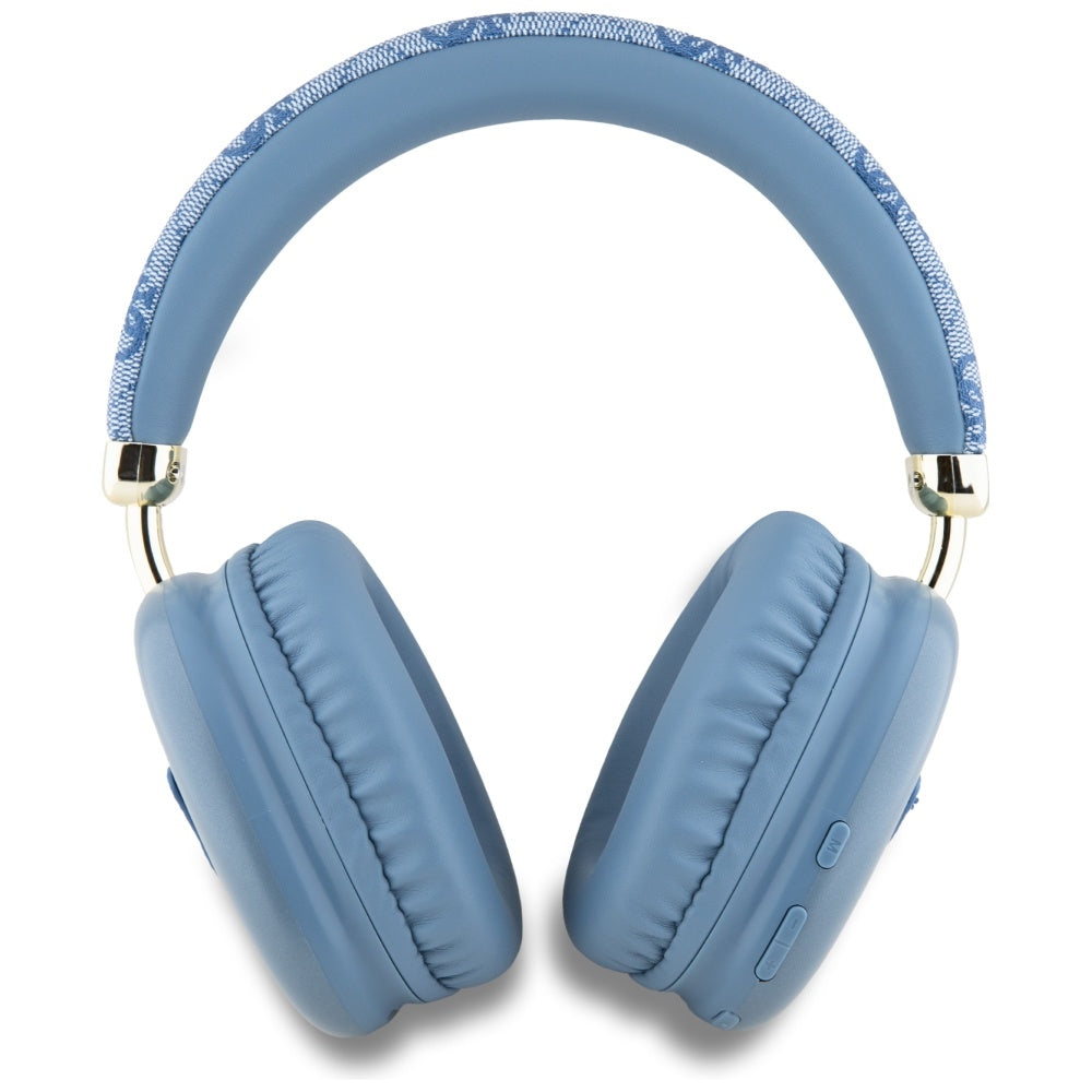 Handsfree Bluetooth Guess 4G Gold Triangle Logo, A2DP, Kék