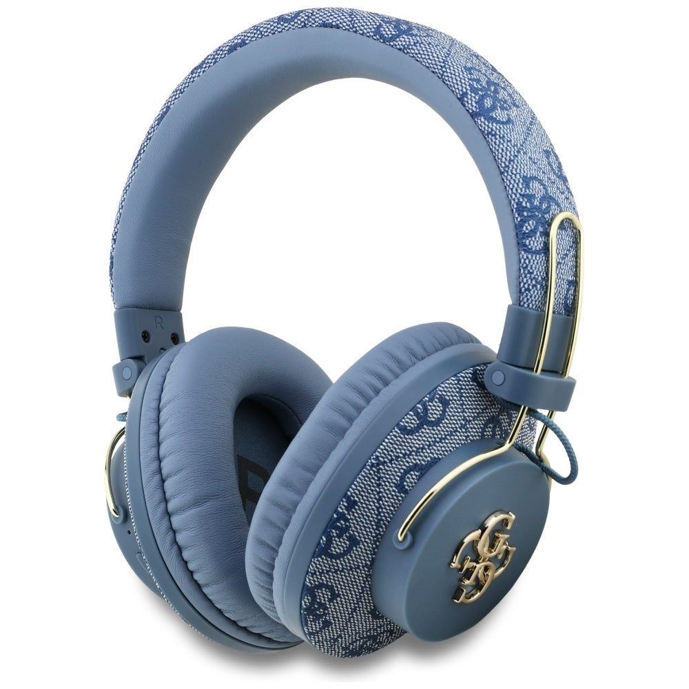 Handsfree Bluetooth Guess 4G Metal Logo, A2DP, Kék