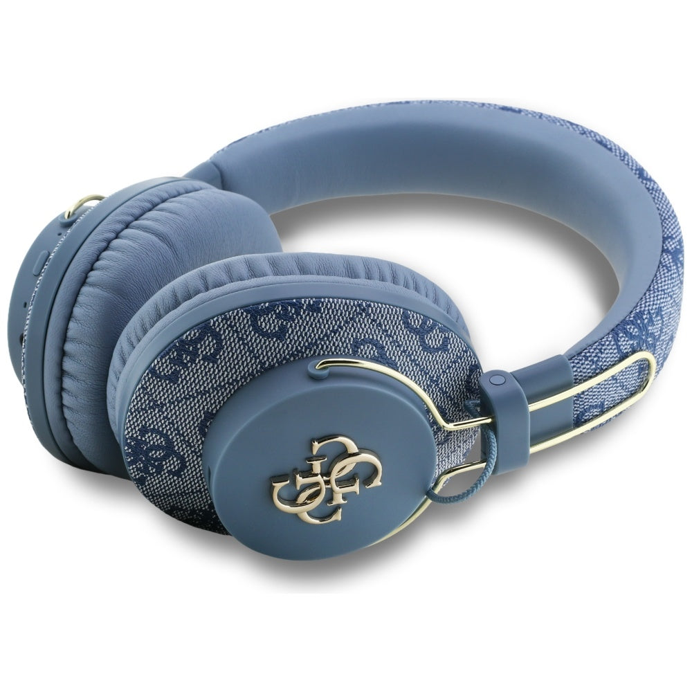 Handsfree Bluetooth Guess 4G Metal Logo, A2DP, Kék