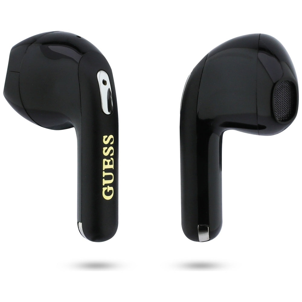 Handsfree Bluetooth Guess Script Print, TWS, Fekete