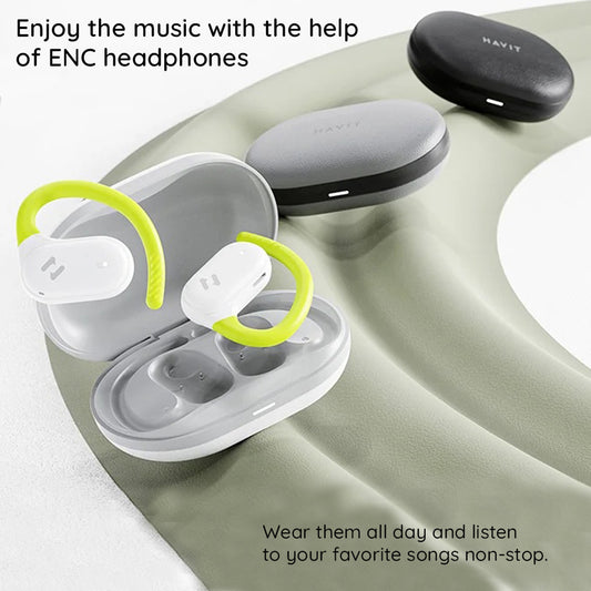 Handsfree Bluetooth HAVIT OWS915, TWS, Fekete