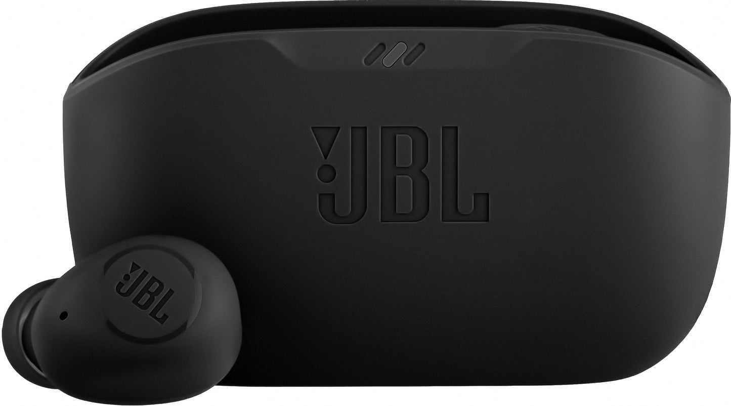 Kihangosító Bluetooth JBL Wave Buds, TWS, fekete JBLWBUDSBLK