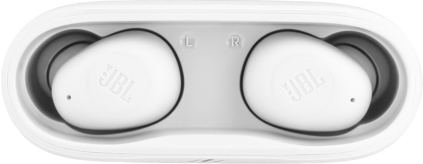 Kihangosító Bluetooth JBL Wave Buds, TWS, fehér JBLWBUDSWHT