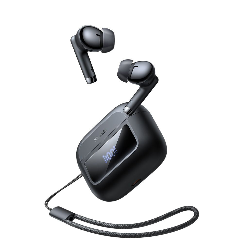 Handsfree Bluetooth McDodo HP-3290 B04 kijelző, TWS, Fekete