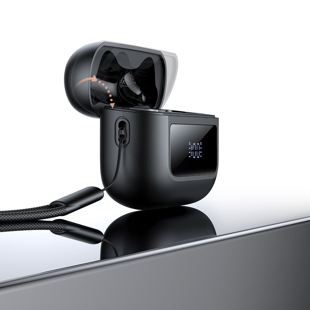 Handsfree Bluetooth McDodo HP-3290 B04 kijelző, TWS, Fekete