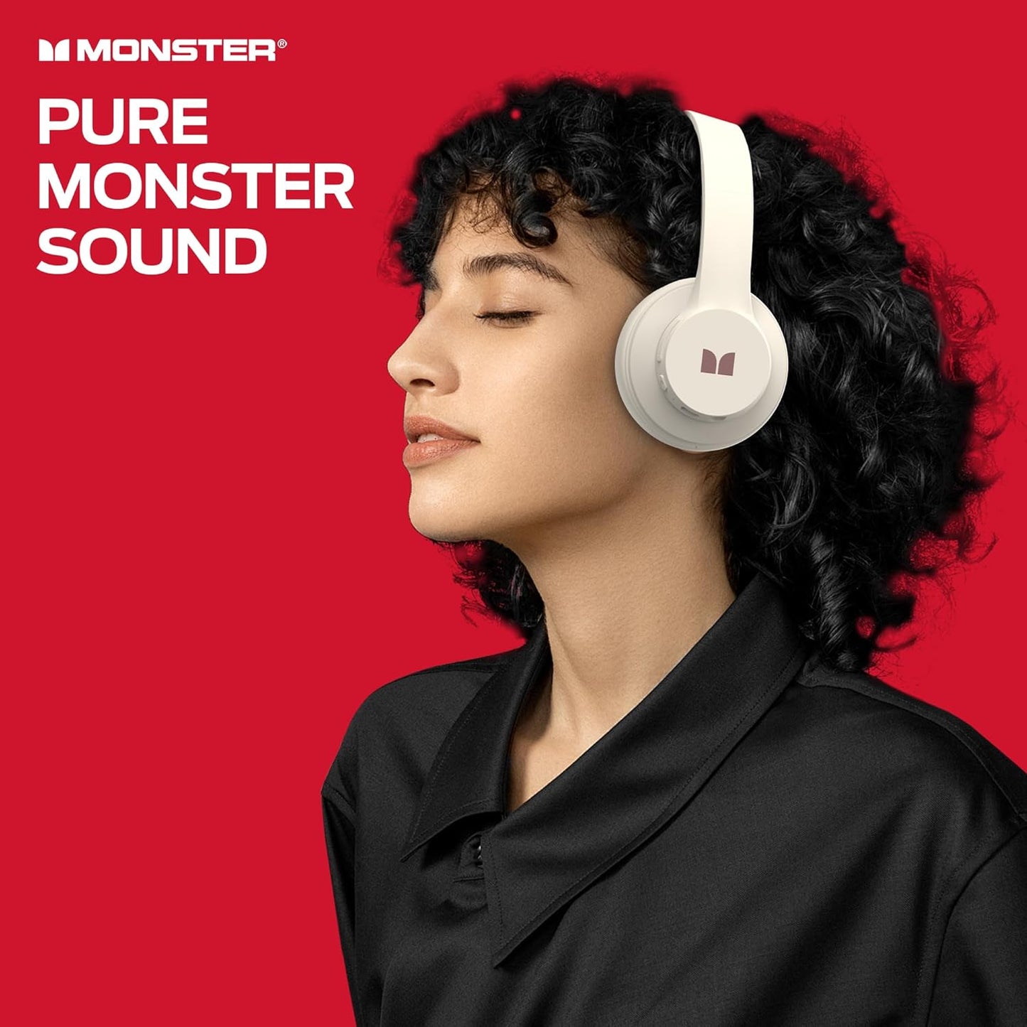 Bluetooth kihangosító Monster Mission 100, MultiPoint, A2DP, ANC, Fehér