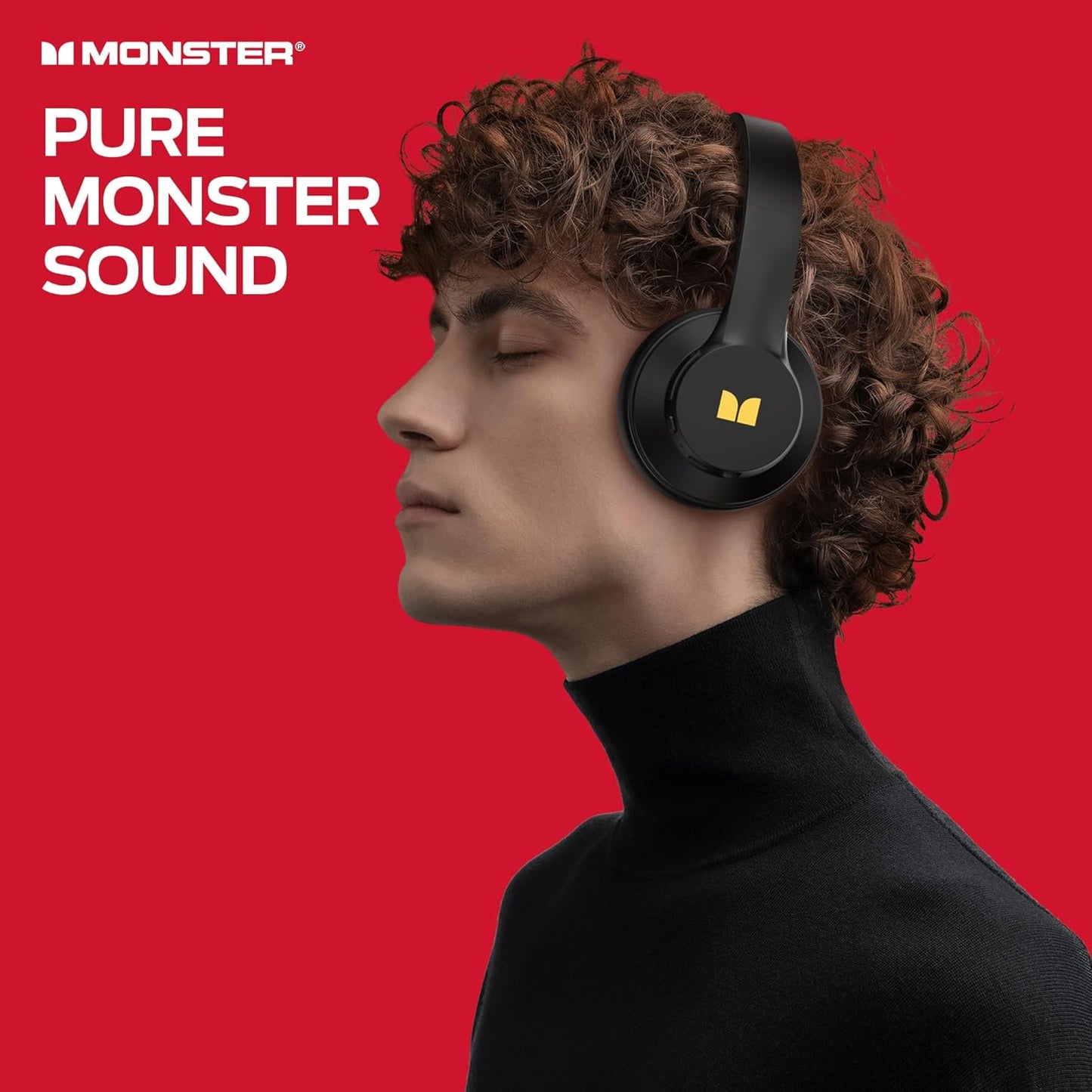 Bluetooth kihangosító Monster Mission 100, MultiPoint, A2DP, ANC, Fekete