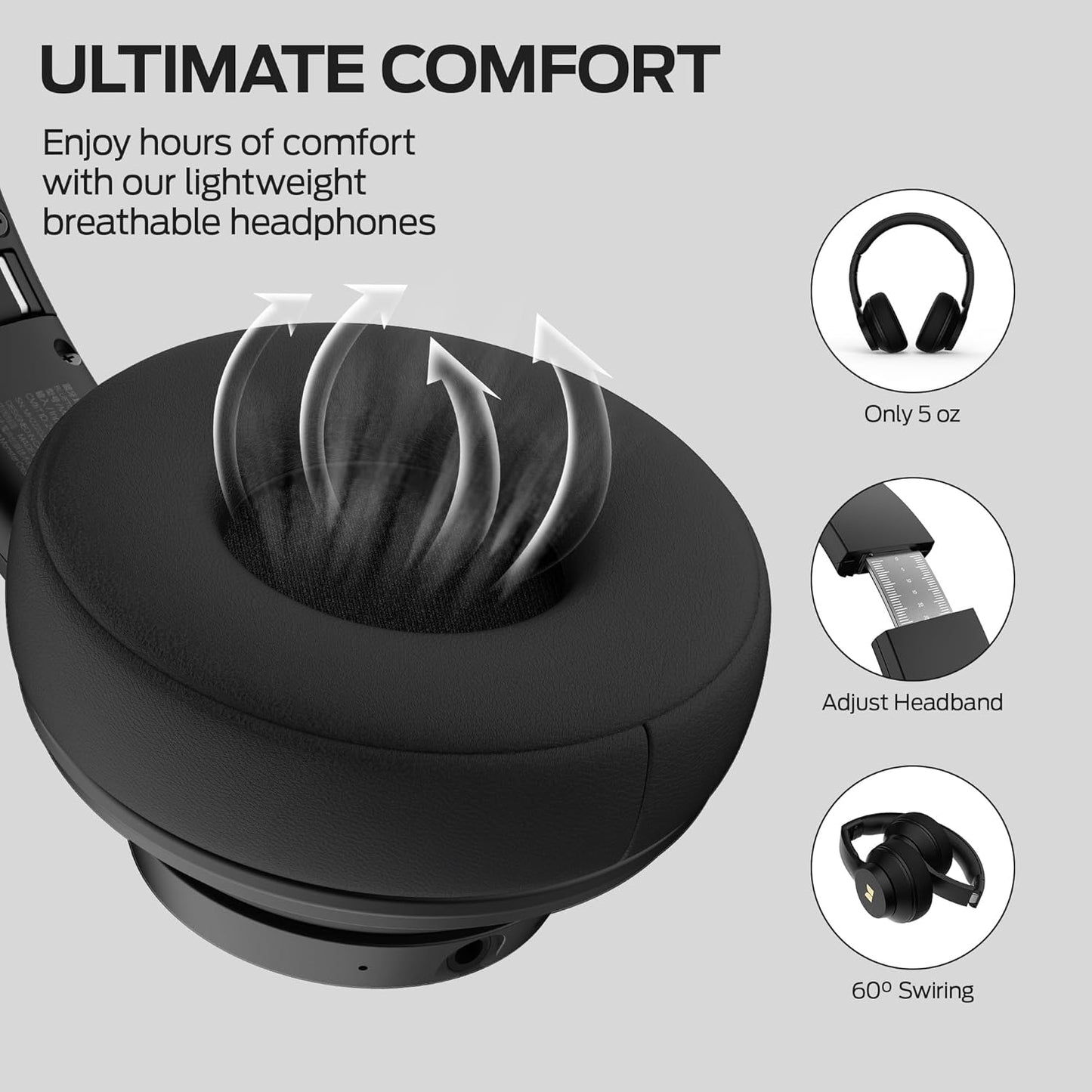 Bluetooth kihangosító Monster Mission 100, MultiPoint, A2DP, ANC, Fekete