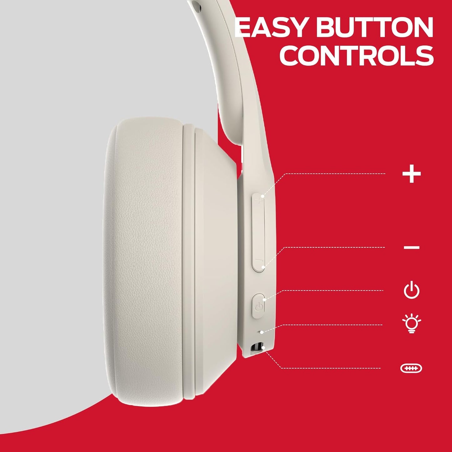 Bluetooth kihangosító Monster Mission 100, MultiPoint, A2DP, ANC, Fehér