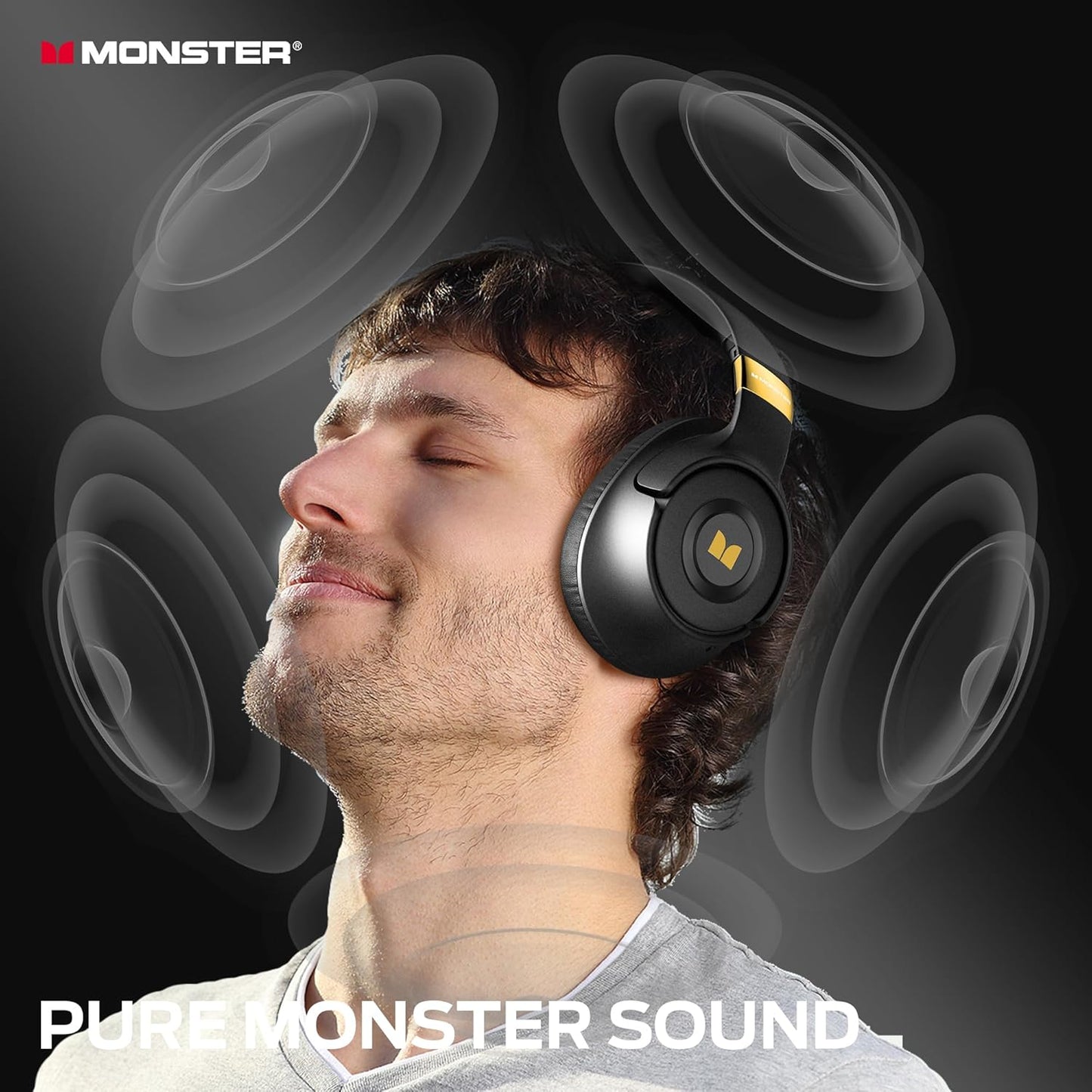 Bluetooth kihangosító Monster Persona SE, A2DP, ANC, Fekete