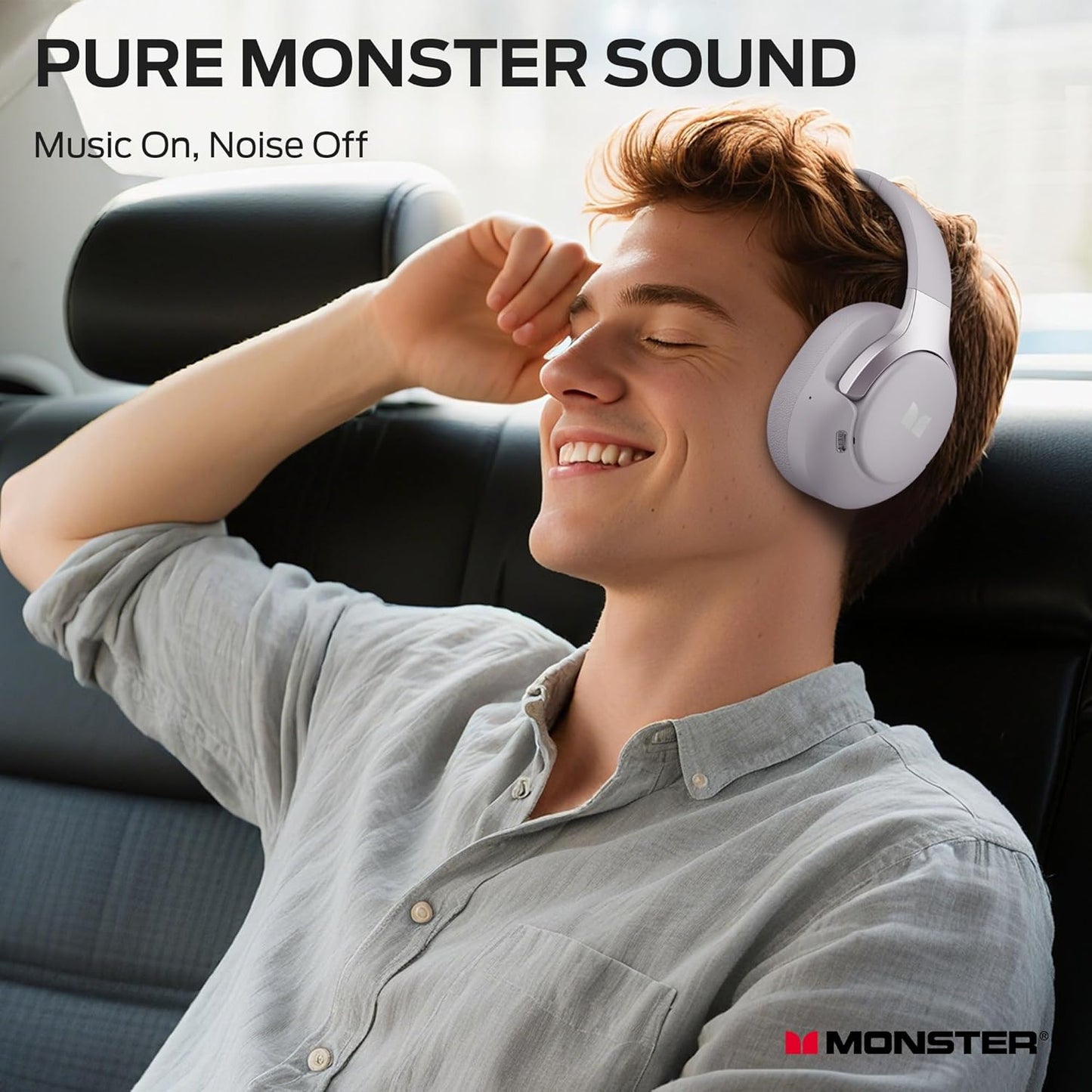 Bluetooth kihangosító Monster Persona 5th, MultiPoint, A2DP, ANC, Kék
