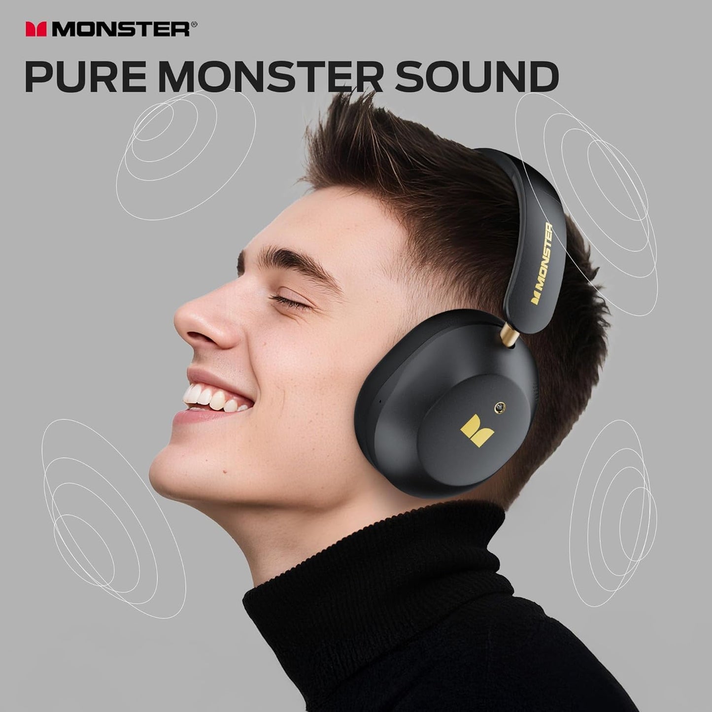 Bluetooth kihangosító Monster Persona 6th, MultiPoint, A2DP, ANC, Fekete
