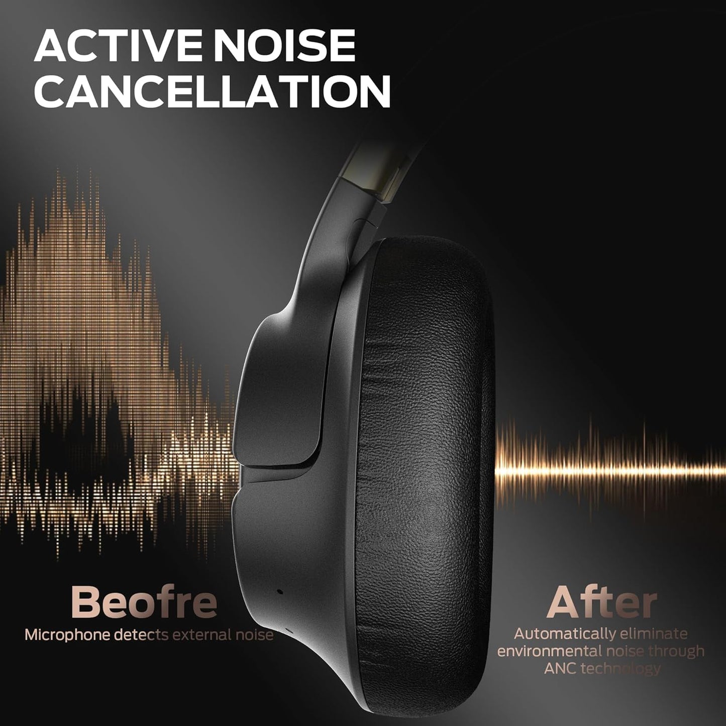 Bluetooth kihangosító Monster Persona SE, A2DP, ANC, Fekete