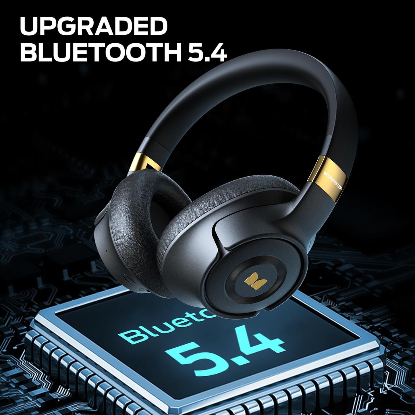 Bluetooth kihangosító Monster Persona SE, A2DP, ANC, Fekete