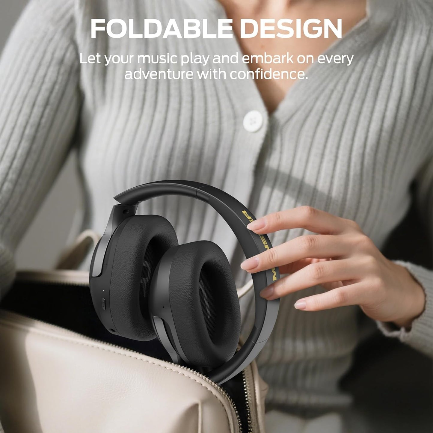 Bluetooth kihangosító Monster Persona 5th, MultiPoint, A2DP, ANC, Fekete