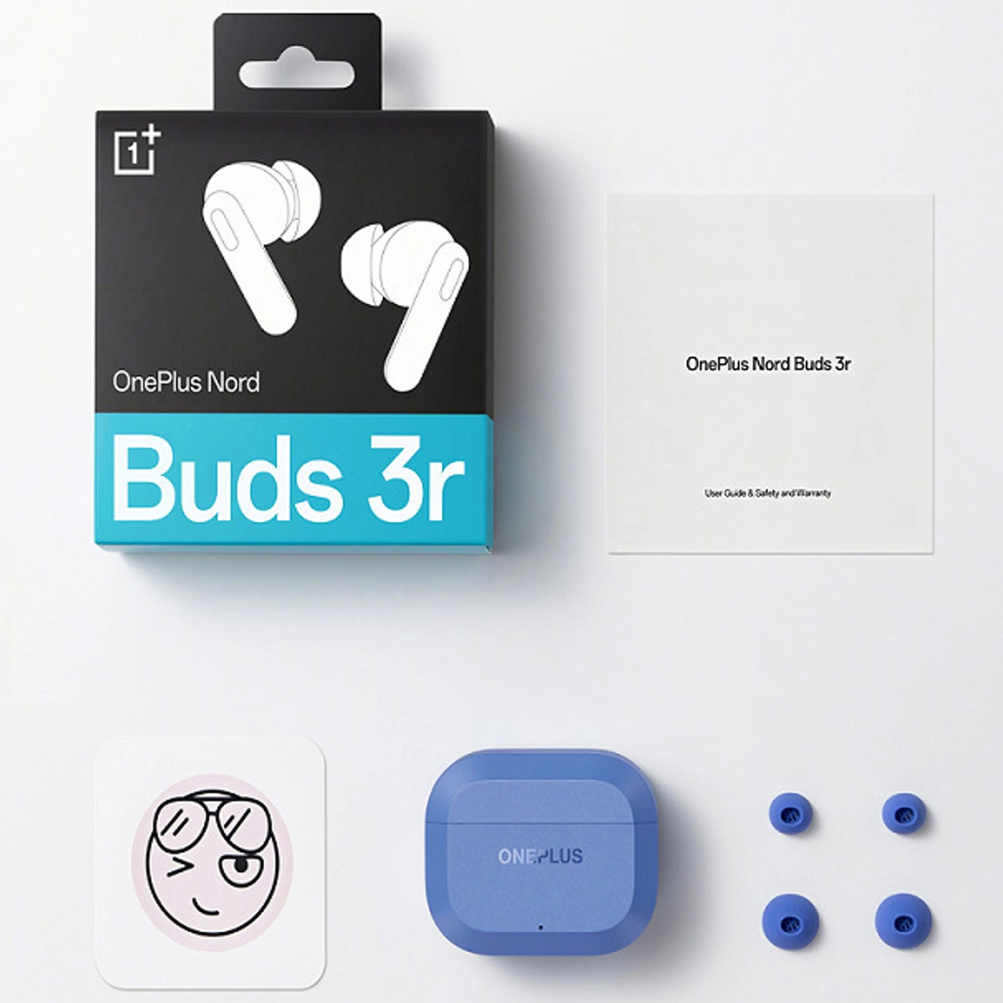 Handsfree Bluetooth OnePlus Nord Buds 3R, TWS, MultiPoint, Kék