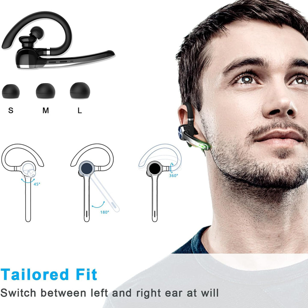 Techsuit NeXound G7 Bluetooth kihangosító, MultiPoint, A2DP, Fekete