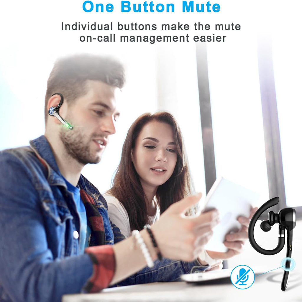 Techsuit NeXound G7 Bluetooth kihangosító, MultiPoint, A2DP, Fekete