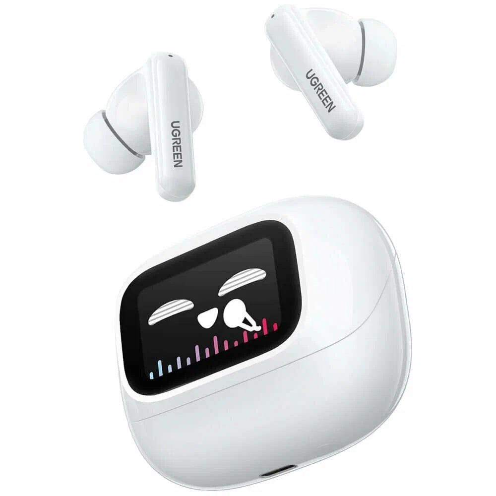 Handsfree Bluetooth UGREEN HiTune T6 Magic WS211, TWS, ANC, MultiPoint, Fehér