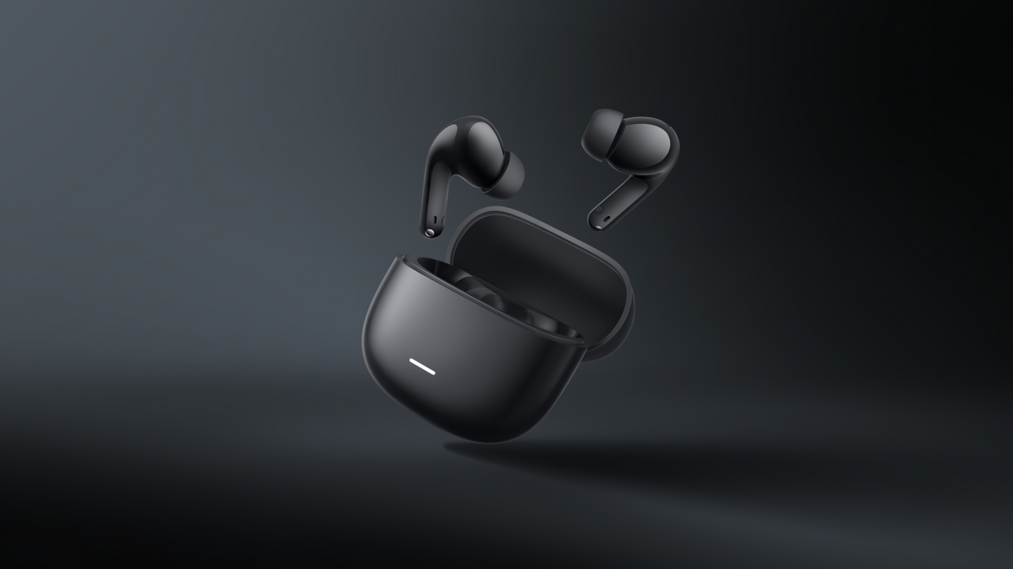 Handsfree Bluetooth Xiaomi Redmi Buds 8 Lite, TWS, ANC, MultiPoint, Fekete BHR08OMGL