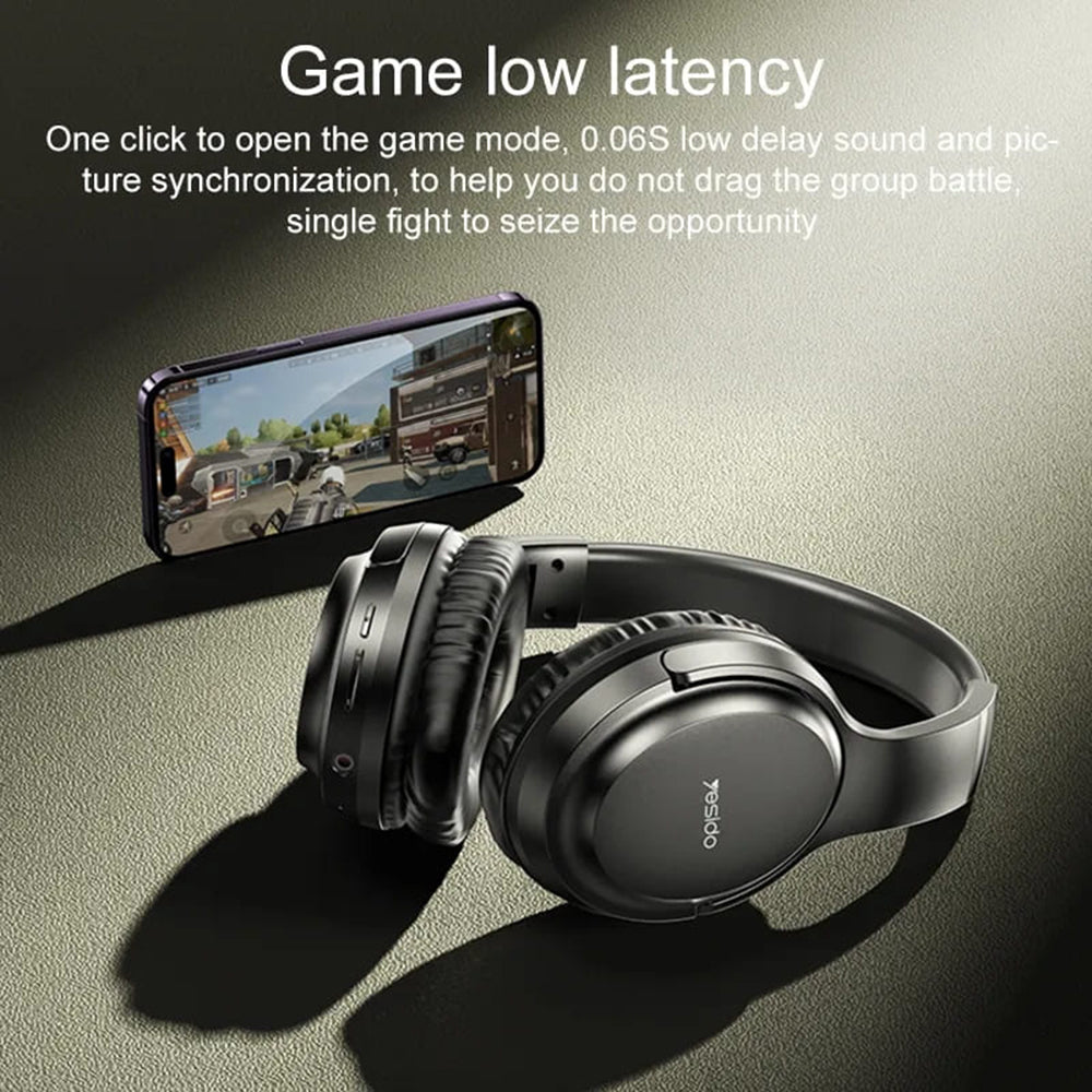 Handsfree Bluetooth Yesido EP04, A2DP, Fekete