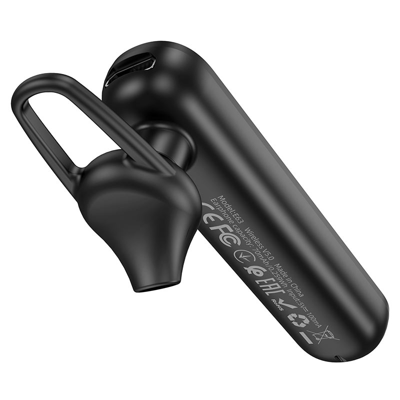 Bluetooth kihangosító HOCO E63 Diamond, A2DP, Fekete