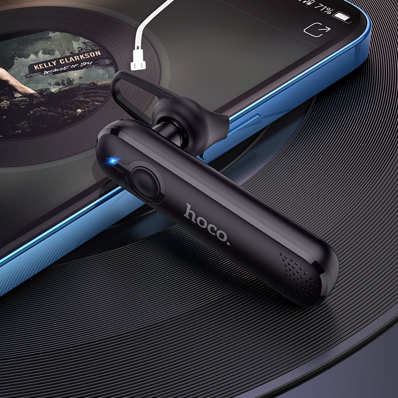Bluetooth kihangosító HOCO E63 Diamond, A2DP, Fekete