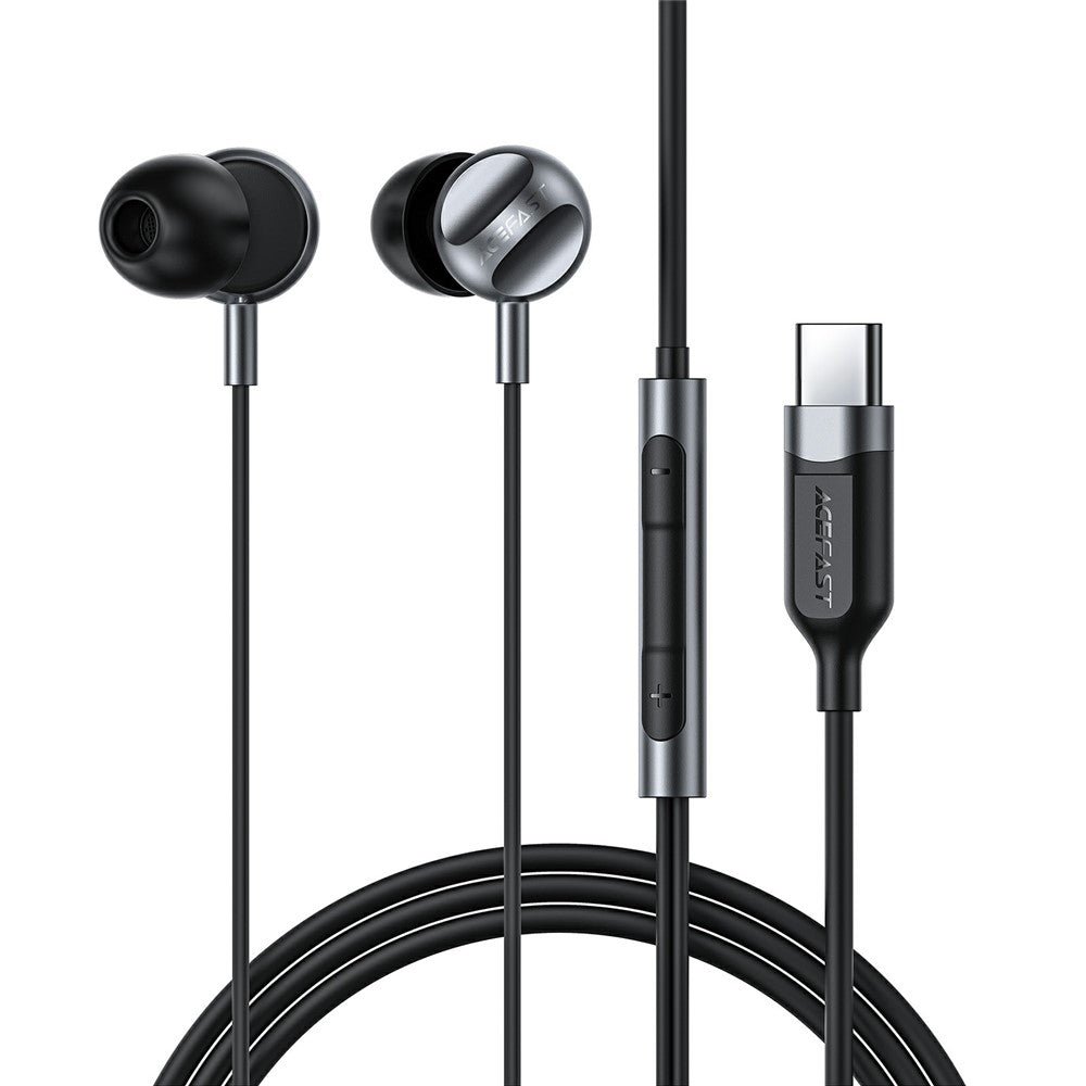 Handsfree USB-C Acefast L6, Fekete