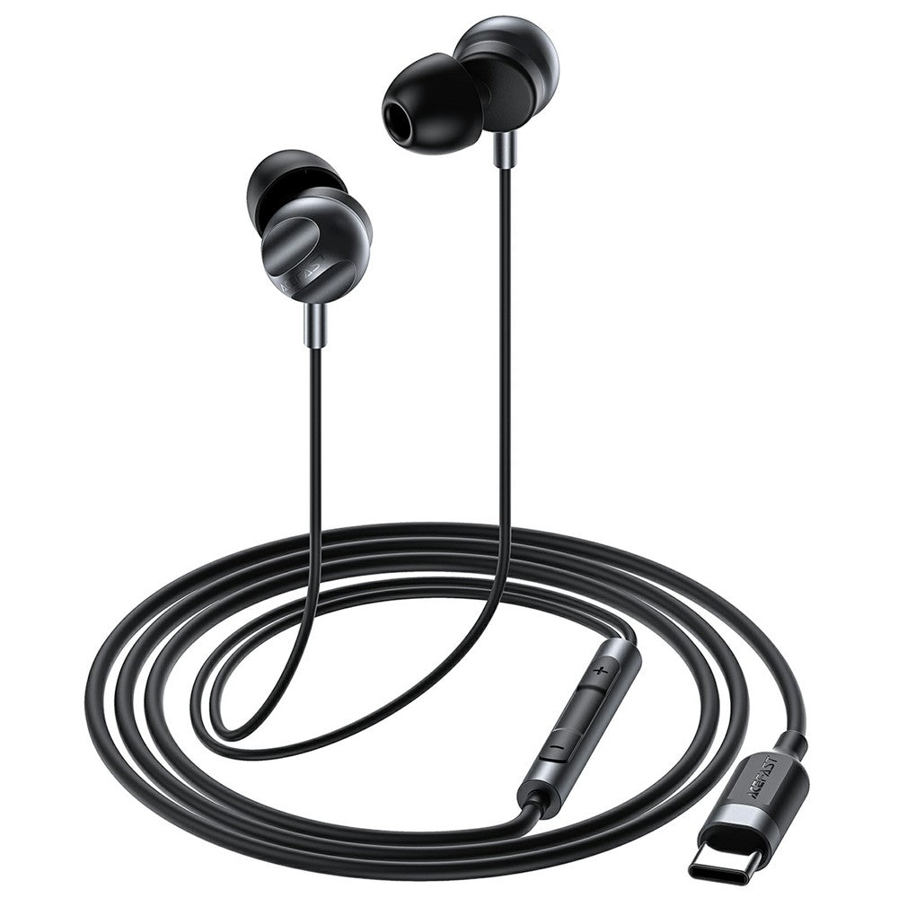 Handsfree USB-C Acefast L6, Fekete