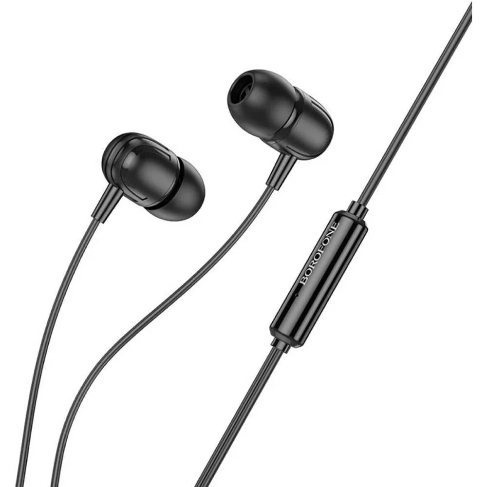Handsfree USB-C Borofone BM77 Delicious, Fekete