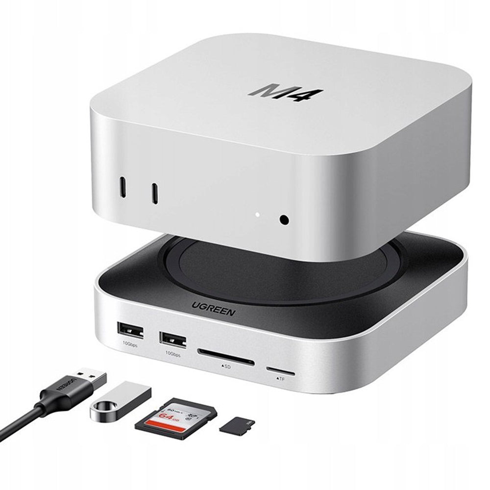 GREEN CM841 (65487) multifunkcionális hub Apple Mac Mini M4-hez, Fekete