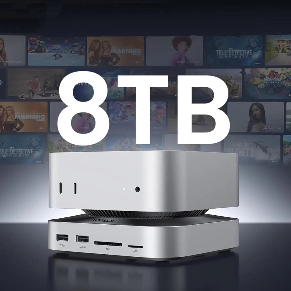 GREEN CM841 (65487) multifunkcionális hub Apple Mac Mini M4-hez, Fekete
