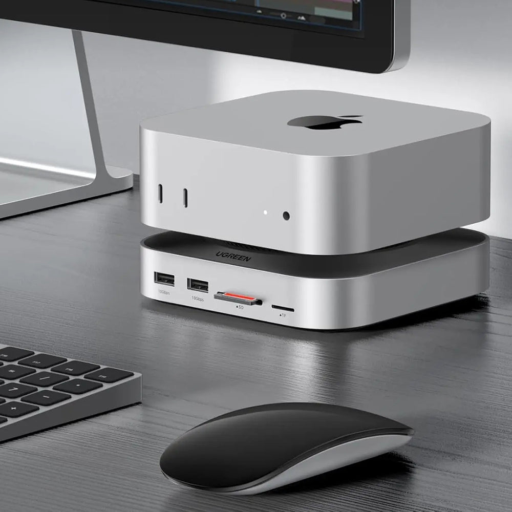 GREEN CM841 (65487) multifunkcionális hub Apple Mac Mini M4-hez, Fekete