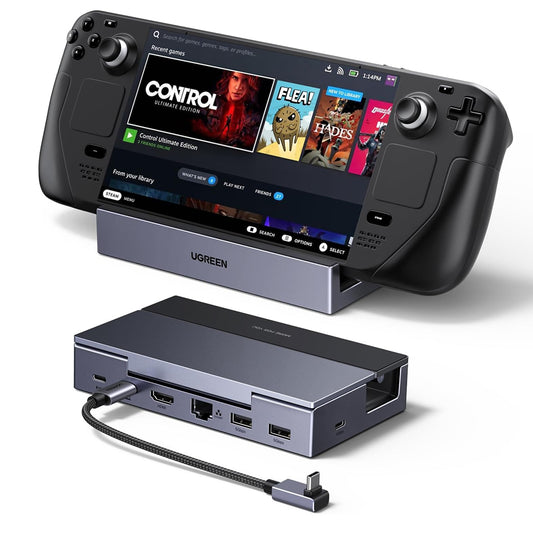 UGREEN 75126 Hub támogatás hordozható konzolhoz, szürke