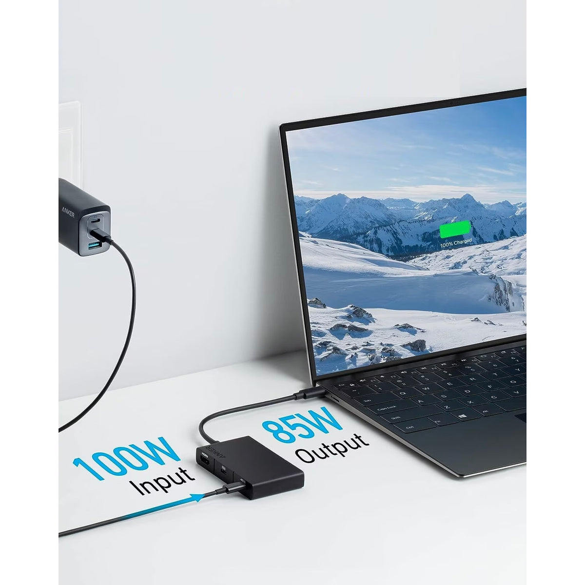Anker 332 USB-C Hub, 2 x USB-A - 2 x USB-C - 1 x HDMI, Fekete A8356G11
