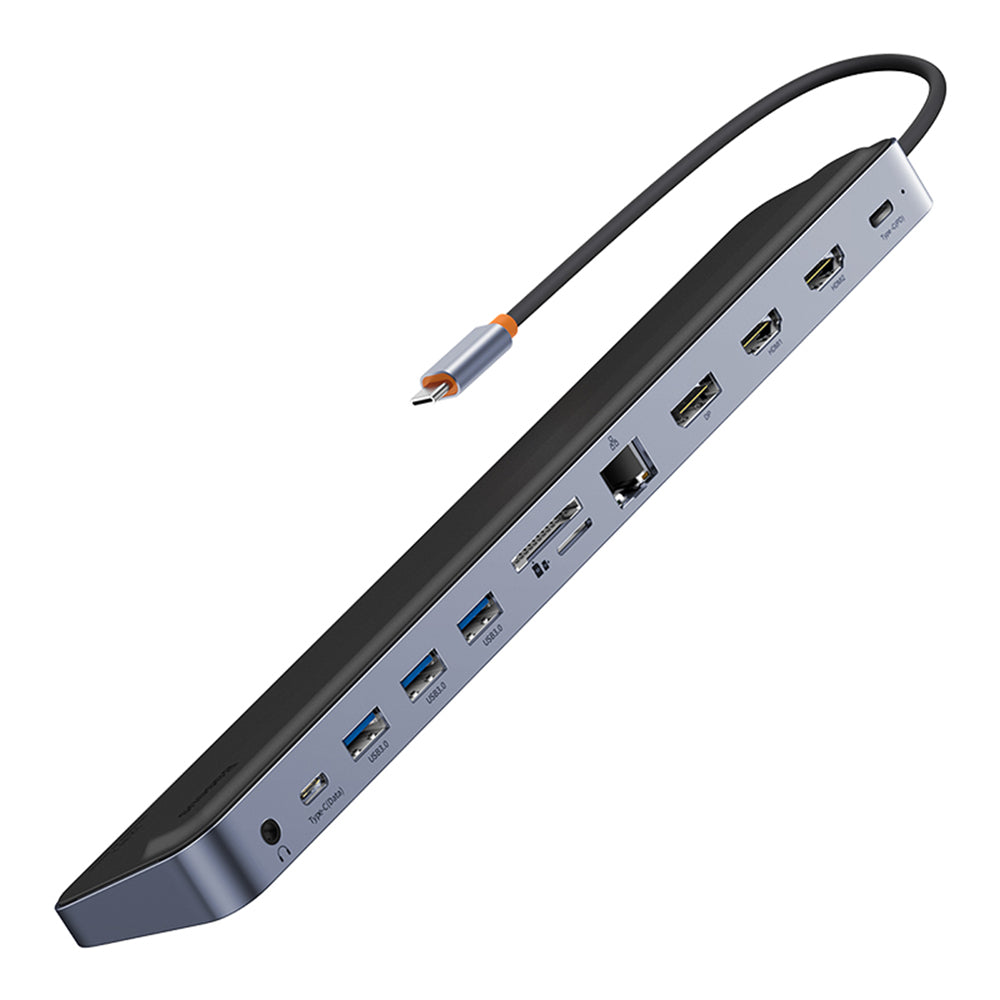 Hub USB-C Baseus EliteJoy Gen2, 11in1, Fekete WKSX030213