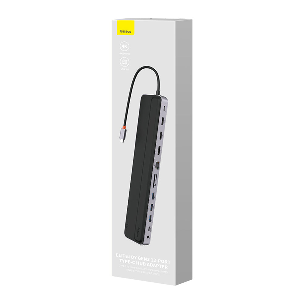 Hub USB-C Baseus EliteJoy Gen2, 11in1, Fekete WKSX030213