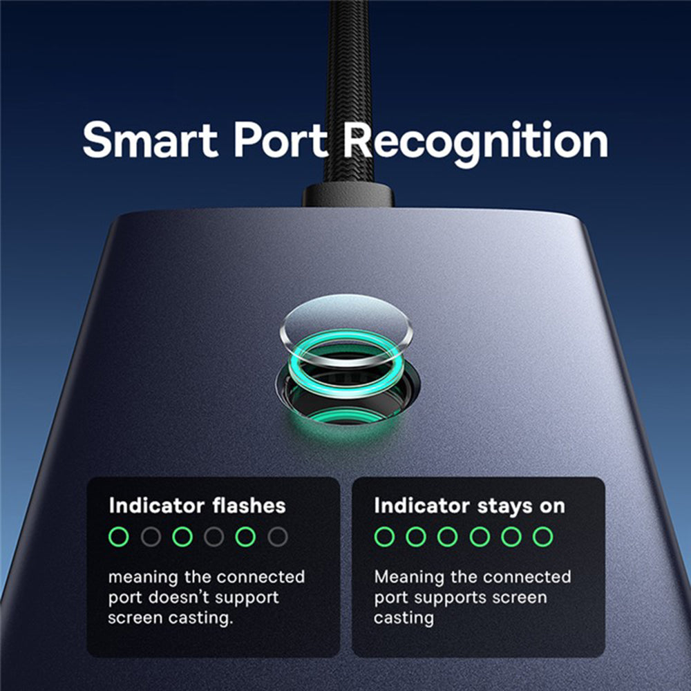 Hub USB-C Baseus UltraJoy, 4 x USB-A 3.0 - 1 x USB-C - 1 x HDMI - 1 x VGA, Szürke B00052803811-01