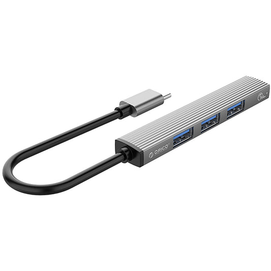 Orico AH-A13 USB-C hub, 1 x USB-A 3.0 - 3 x USB-A, szürke
