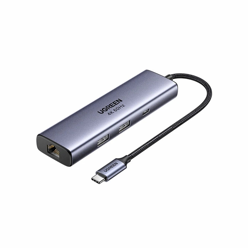 UGREEN CM512 (75643) USB-C hub, 6in1, szürke