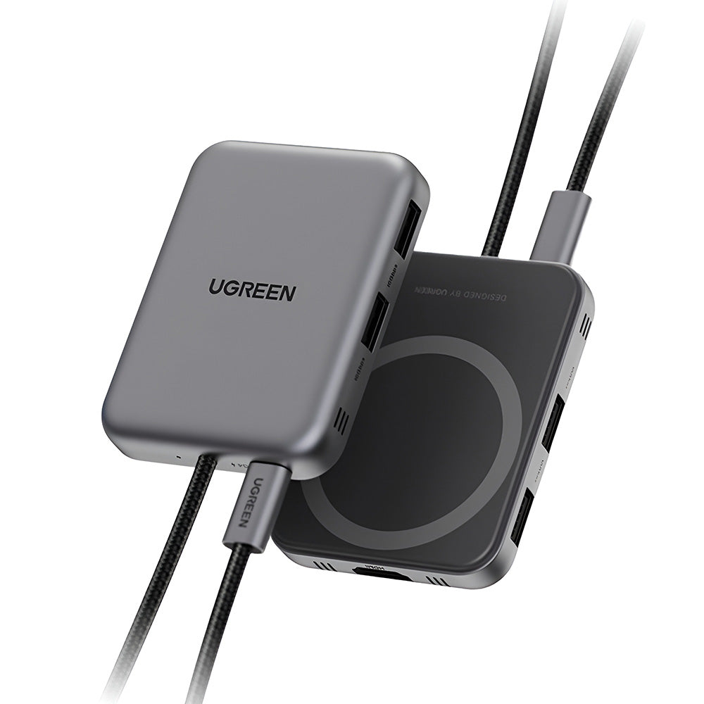 Hub USB-C UGREEN CM896 (65759), 7in1, Szürke