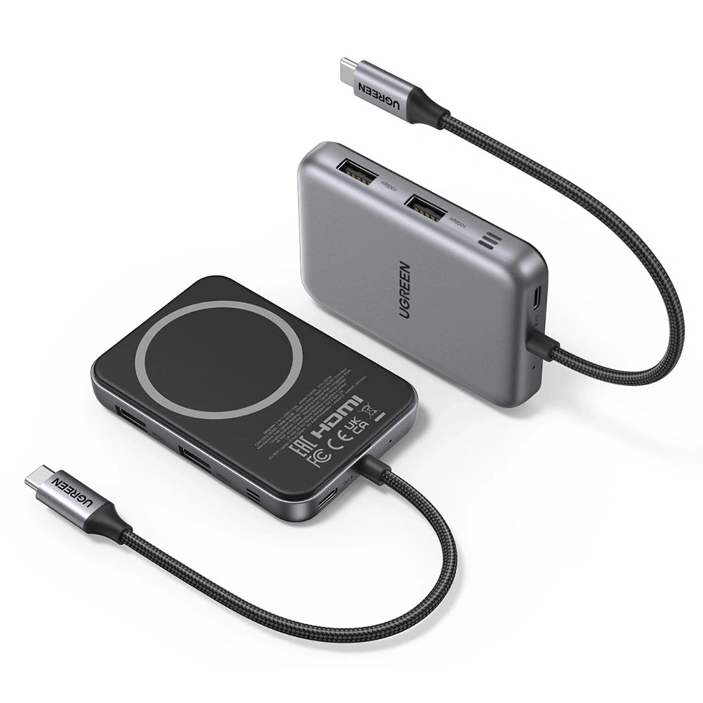 Hub USB-C UGREEN CM896 (65759), 7in1, Szürke